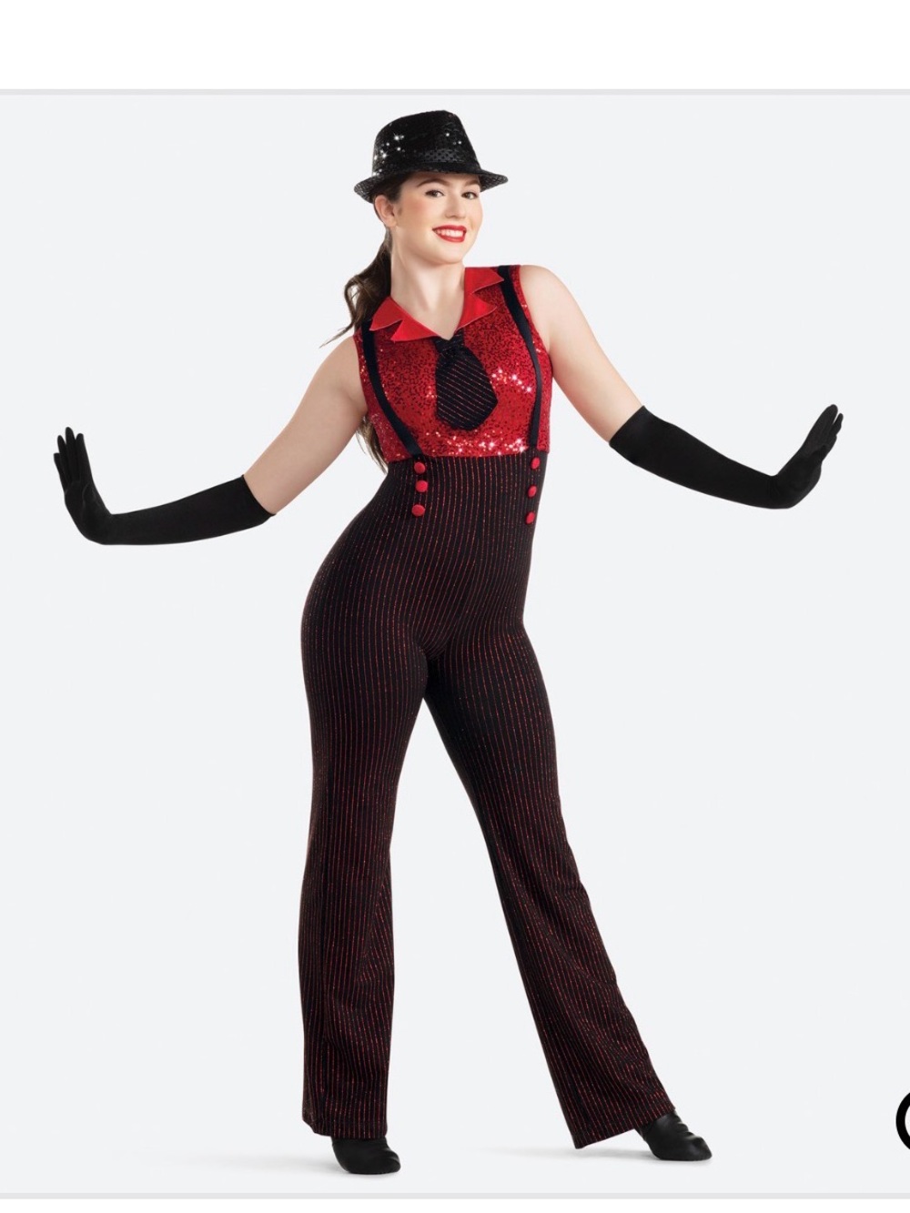 Revolution Dancewear Minnie the Moocher jazz tap musical theater costume suit